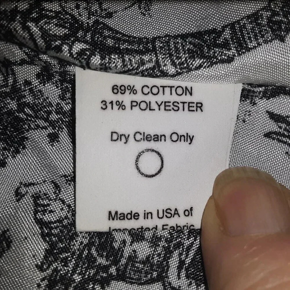 WINDRIDGE CHERYL NASH Black Embossed  Cropped Blazer Size Small - Picture 11 of 12